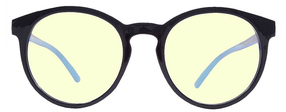 Front. Kreedom - MCKEVIN; 45% Blue Light Filtration, Anti-Fog Coating, Anti-Reflective Mirror, Comfort-LITE Frame, Lifetime Warranty - Gloss Black.