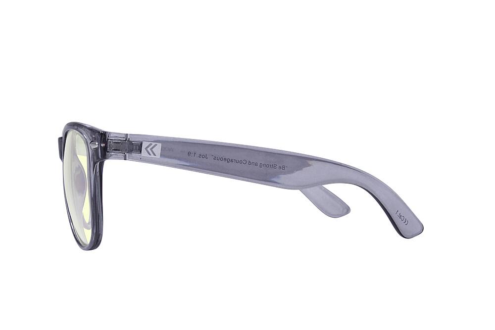 Left. Kreedom - REVERB; 45% Blue Light Filtration, Anti-Fog Coating, Anti-Reflective Mirror, Comfort-LITE Frame, Lifetime Warranty - Gloss Crystal Smoke.