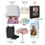 Alt View 16. HP - Sprocket Portable Photo Printer Gift Bundle with 2"x3" Zink Photo Paper,  Deluxe Case, Album & More! - White.