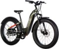 Aventon - Aventure Step-Through Ebike w/ 45 mile Max Operating Range and 28 MPH Max Speed - Medium/Large - Camouflage Green