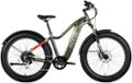 Angle Zoom. Aventon - Aventure Step-Over Ebike w/ 45 mile Max Operating Range and 28 MPH Max Speed - Large - Camouflage Green.