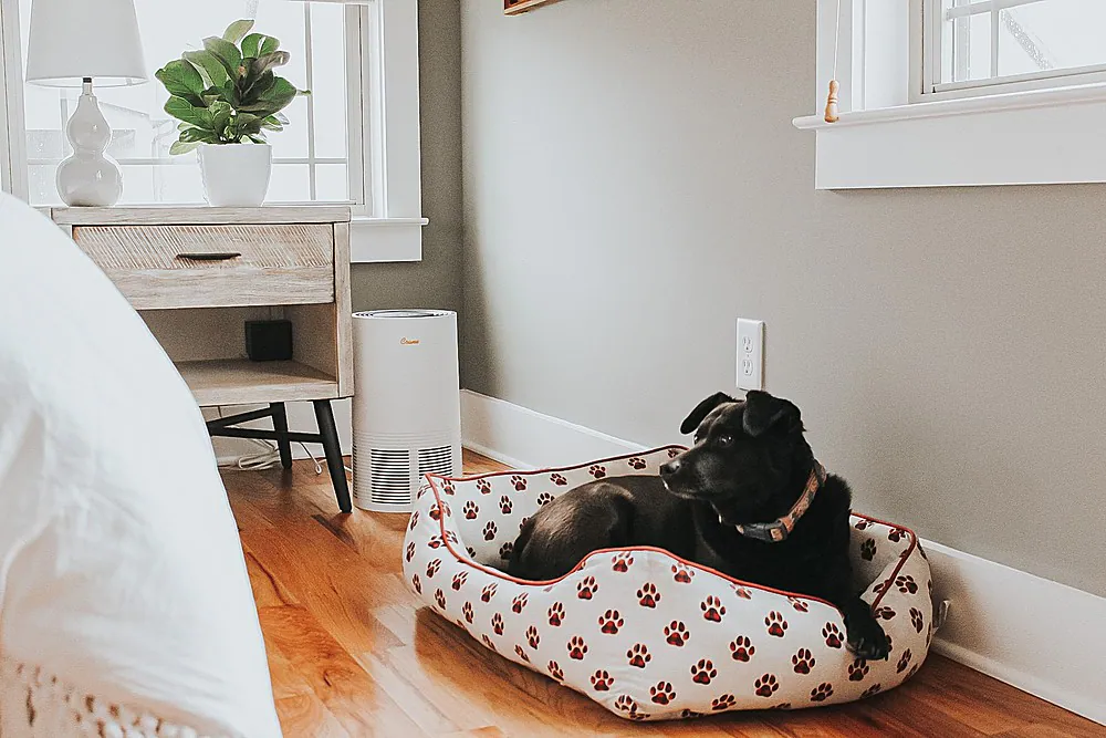 Alt View 13. CRANE - 300 Sq. Ft. Air Purifier - WHITE.