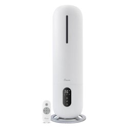 CRANE - 2 Gal. Tower Ultrasonic Cool Mist Humidifier with Remote - White - Front_Zoom