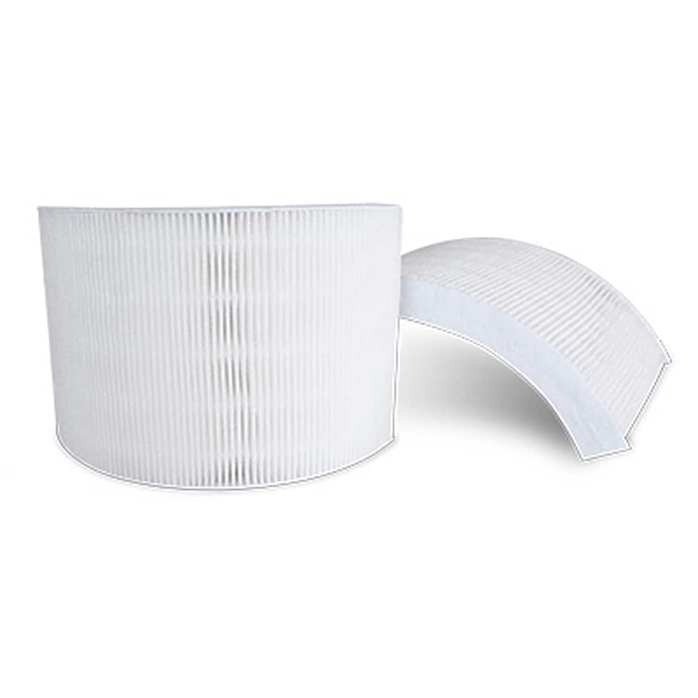 CRANE - 2 piece Air Filter Set for Evap Hum EE-7002/7003 - White - Front_Zoom