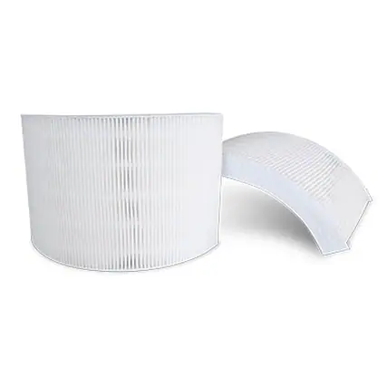 Front. CRANE - 2 piece Air Filter Set for Evap Hum EE-7002/7003 - WHITE.