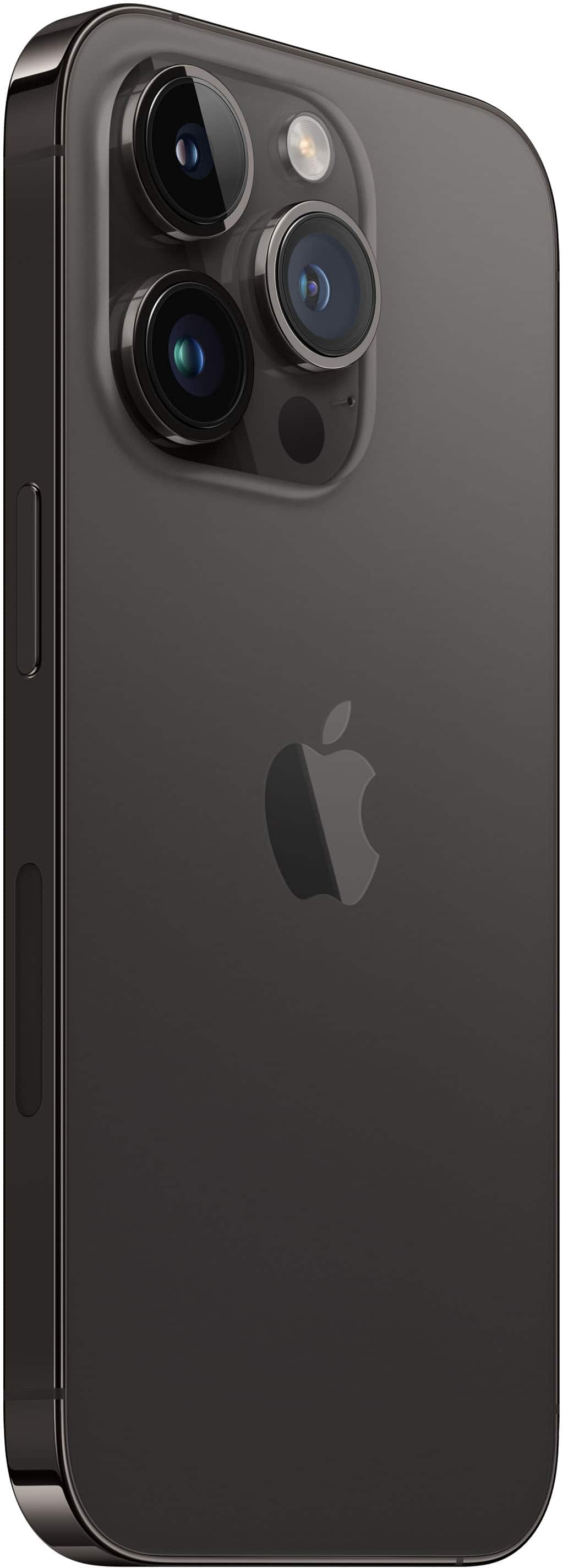Left. Apple - iPhone 14 Pro 128GB - Space Black.