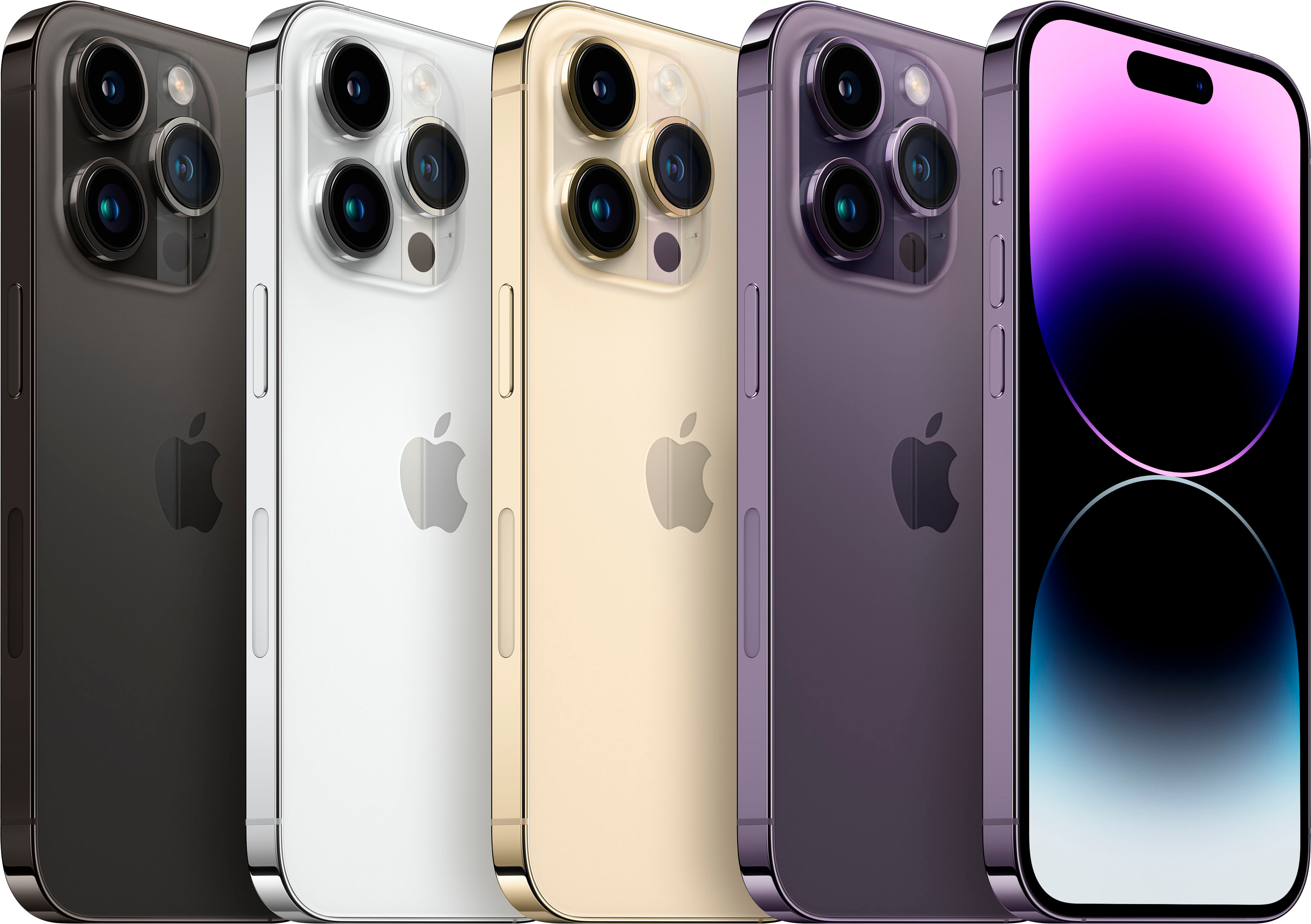 Best Buy: Apple iPhone 14 Pro 128GB Deep Purple (AT&T) MQ0E3LL/A