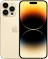 Front Zoom. Apple - iPhone 14 Pro Max 128GB - Gold (AT&T).