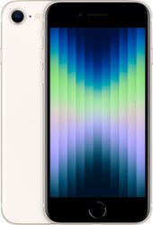 Apple - iPhone SE (3rd Generation) 64GB - Starlight (Verizon) - Front_Zoom