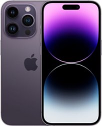 Apple - iPhone 14 Pro 128GB - Deep Purple (Verizon) - Front_Zoom