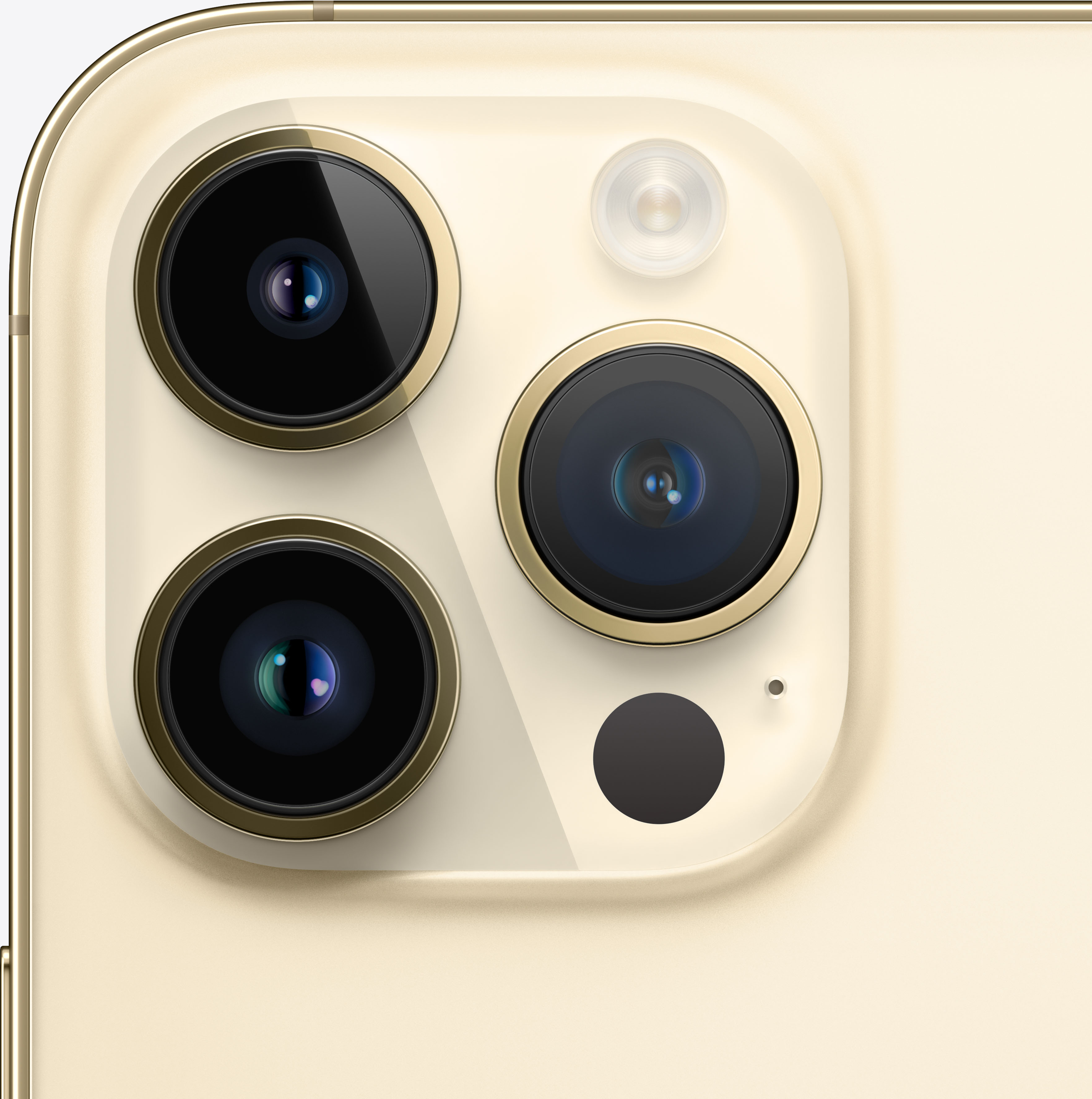 Back View: Apple - iPhone 14 Pro 256GB - Gold (Verizon)