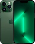 Front Zoom. Apple - iPhone 13 Pro 5G 128GB - Alpine Green (T-Mobile).