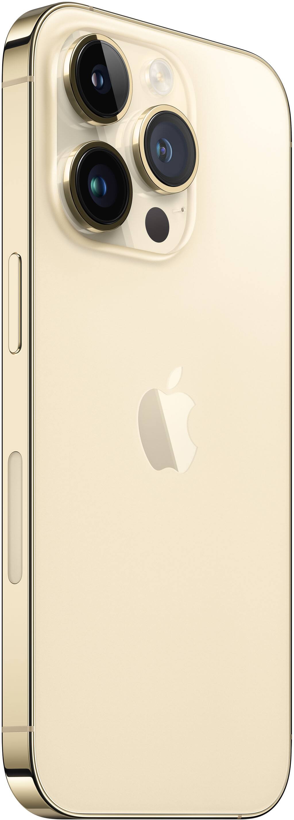 Left View: Apple - iPhone 14 Pro 512GB - Gold (T-Mobile)