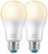 Front Zoom. WiZ - A19 Smart LED Soft White (2-pack).
