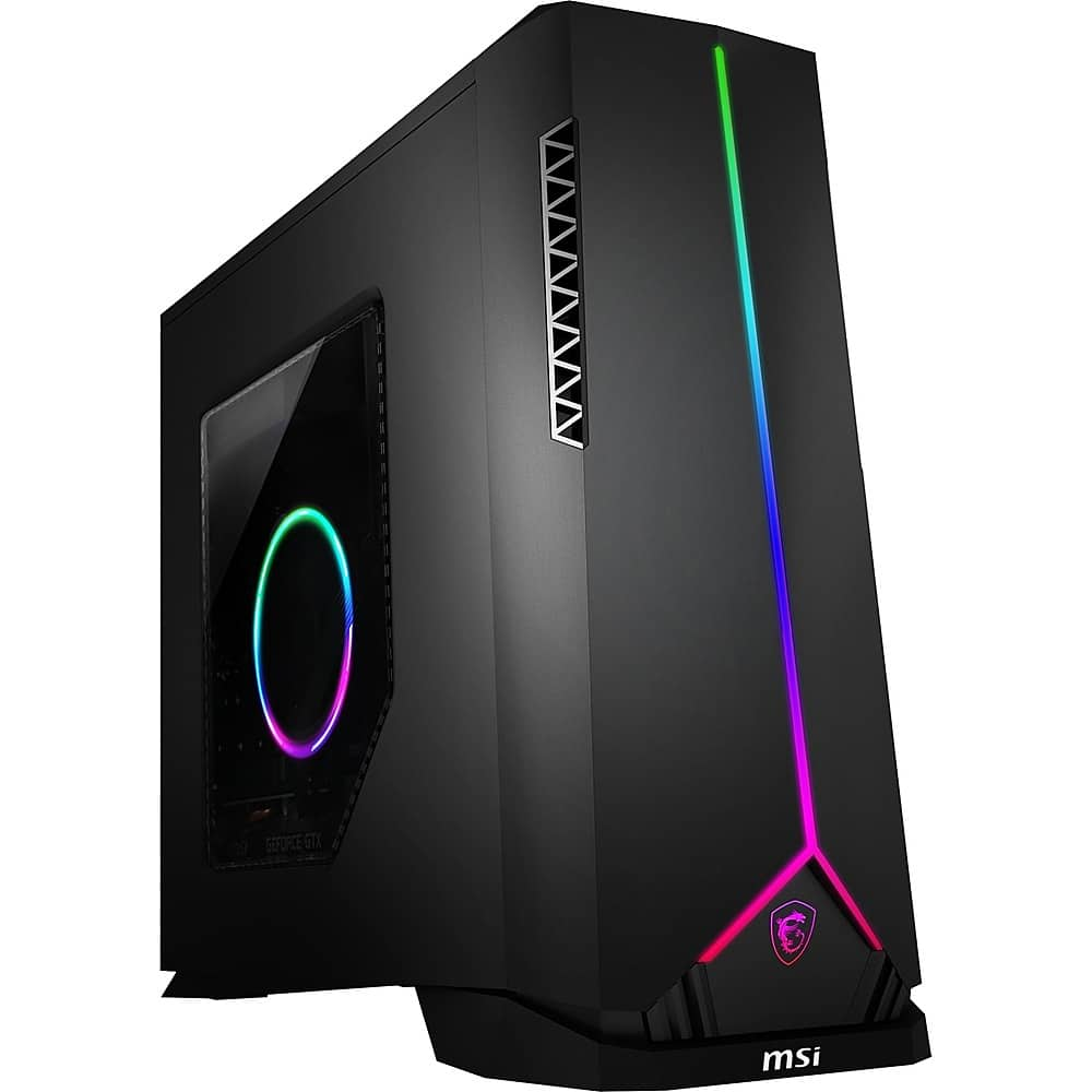 MSI - Aegis SE 10th Gaming Desktop - Intel i5-10400F - 16 GB Memory - NVIDIA GeForce GTX 1660 Super Up to 6 GB - 512 GB SSD - Black