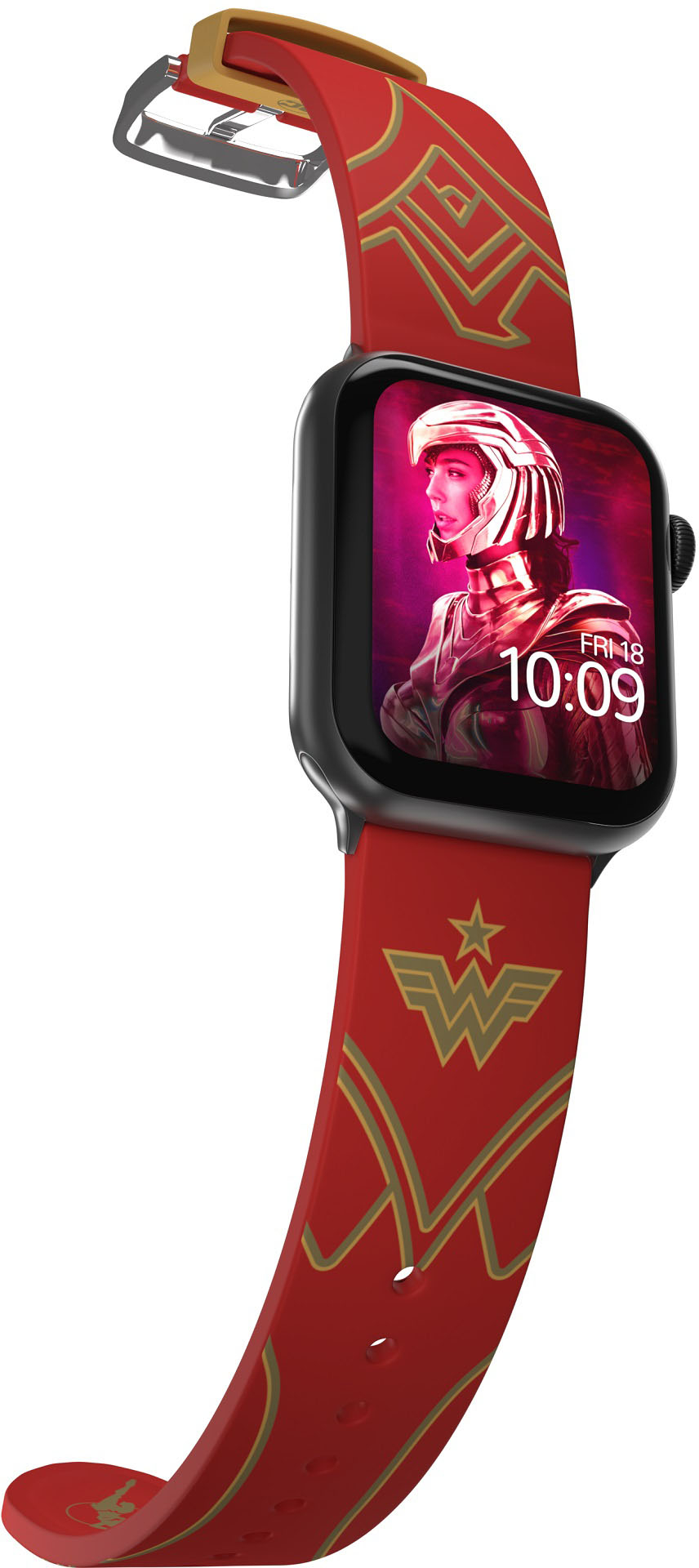 MobyFox - DC Comics – Wonder Woman Tactical Edition - Compatible with Apple Watch – Fits 38mm, 40mm, 42mm and 44mm