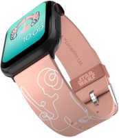 MobyFox - STAR WARS -  Leia Organa Edition Smartwatch Band - Compatible with Apple Watch - Fits 38mm, 40mm, 42mm and 44mm - Angle_Zoom