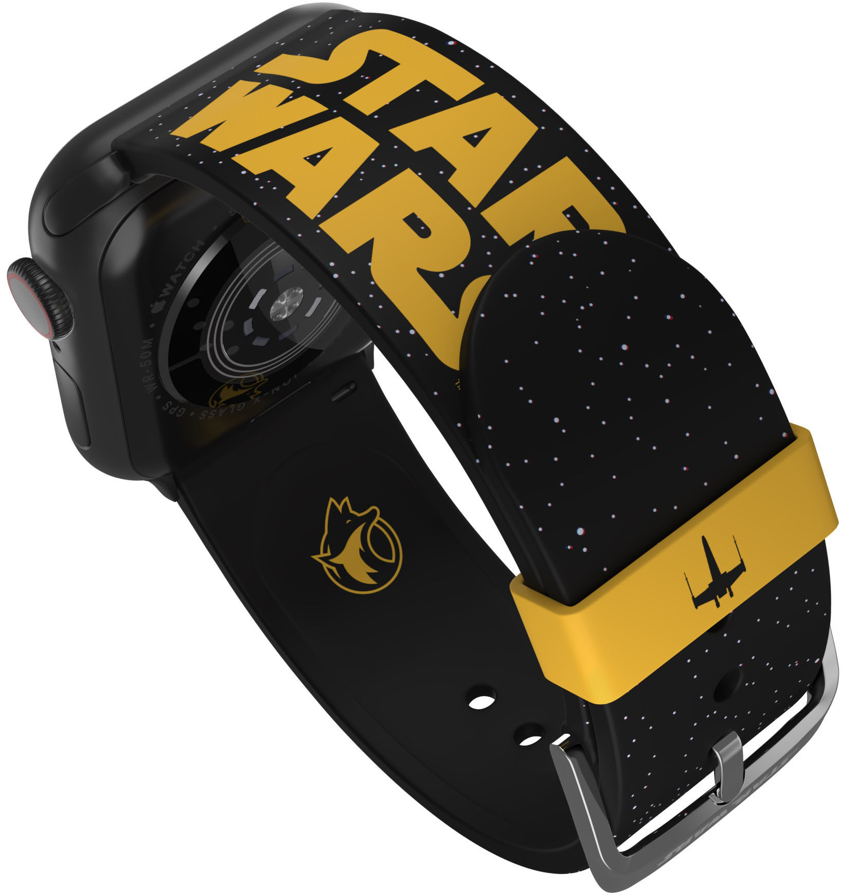 MobyFox - STAR WARS - Galactic Edition Smartwatch Band - Compatible with Apple Watch - Fits 38mm, 40mm, 42mm and 44mm