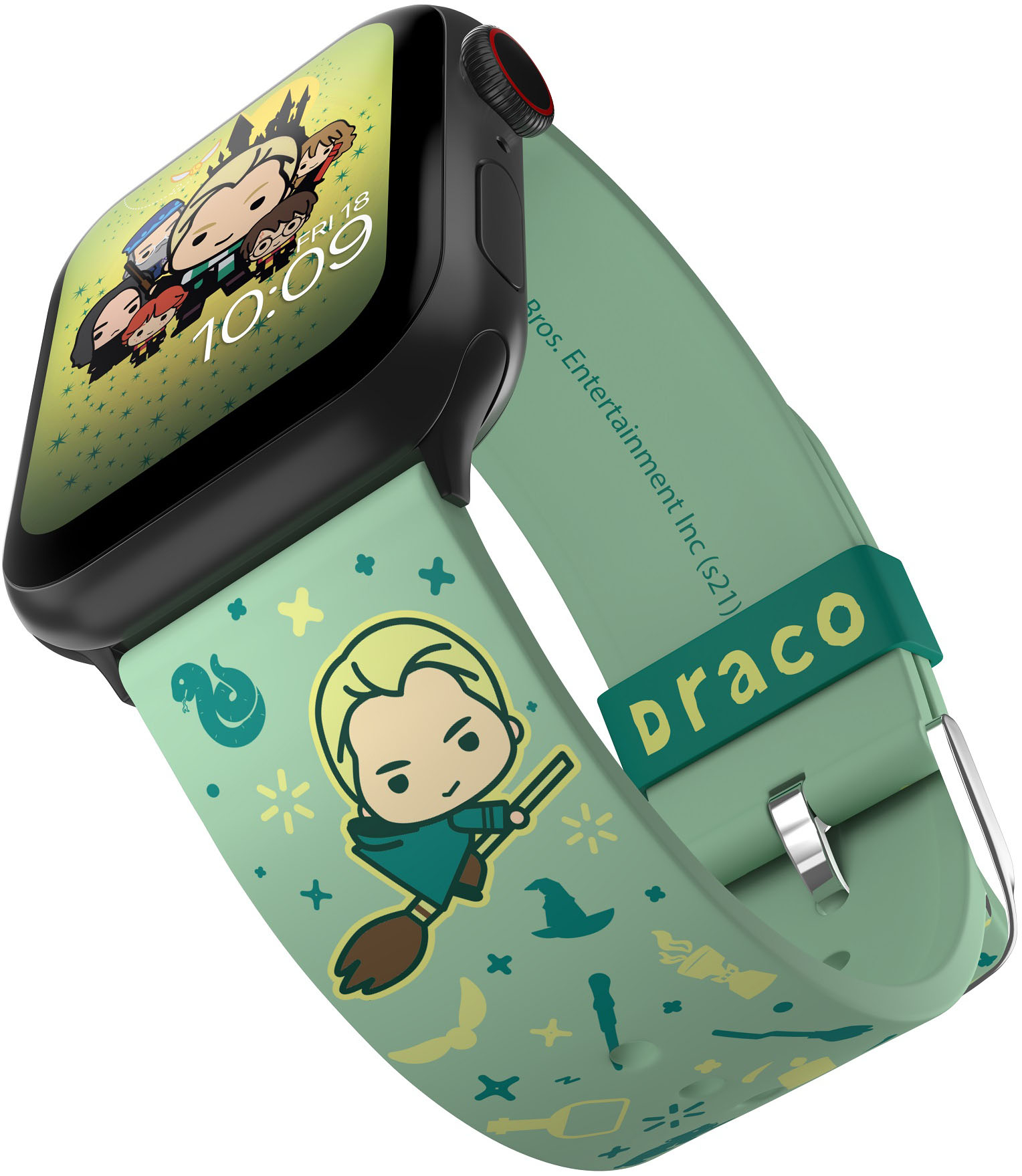 Angle View: MobyFox - Harry Potter - Draco Charms Edition Smartwatch Band - Compatible with Apple Watch - Fits 38mm, 40mm, 42mm and 44mm