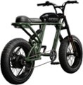 Left. Super73 - R Electric Motorbike w/ 75+ mile max operating range & 28+ mph max speed - Olive.