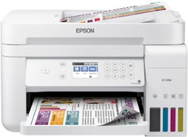 Epson - ET-3760 All-In-One Cartridge-Free Supertank Printer Refurb - White - Front_Zoom