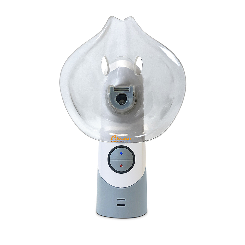 Angle View: Crane Cordless Rechargeable Warm and Cool Mist Steam Inhaler EE-5948 Provides Instant Relief from Allergies, Cold, Flu, Congestion and Sinus Irritations for Children and Adults