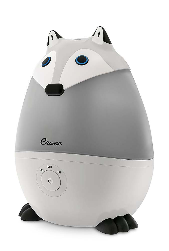 Angle View: Pure Enrichment - Ultrasonic Cool Mist Humidifier with Optional Night Light - White