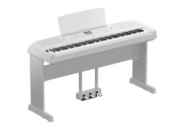 Yamaha - DGX670WH Portable Keyboard with 88 Keys - Front_Zoom