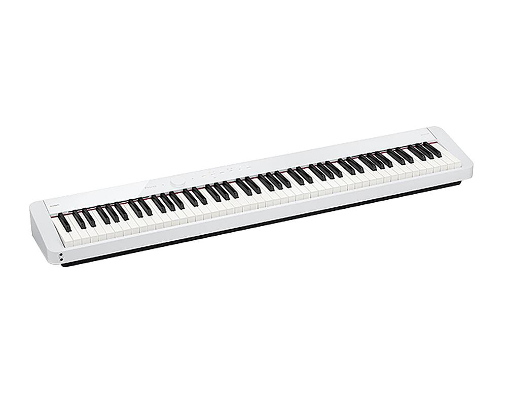 Left. Casio - PX-S1100 Full-Size Keyboard with 88 Keys - White.