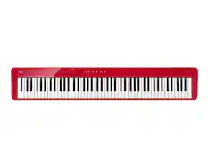 Front. Casio - PX-S1100 Full-Size Keyboard with 88 Keys - Red.