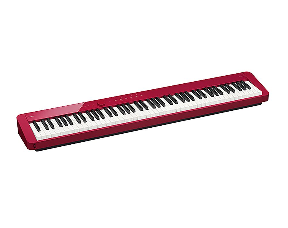 Left View: Casio PXS1100RD Digital Piano in Red