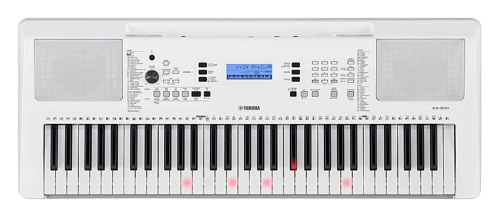 Yamaha EZ300 Full-Size Keyboard with 61 Lighted Keys YAM 