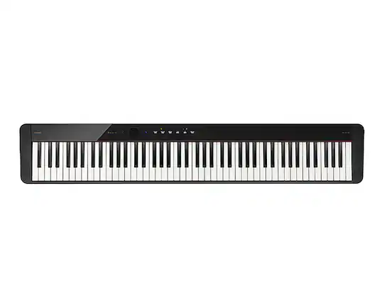 Front. Casio - PX-S1100 Full-Size Keyboard with 88 Keys - Black.