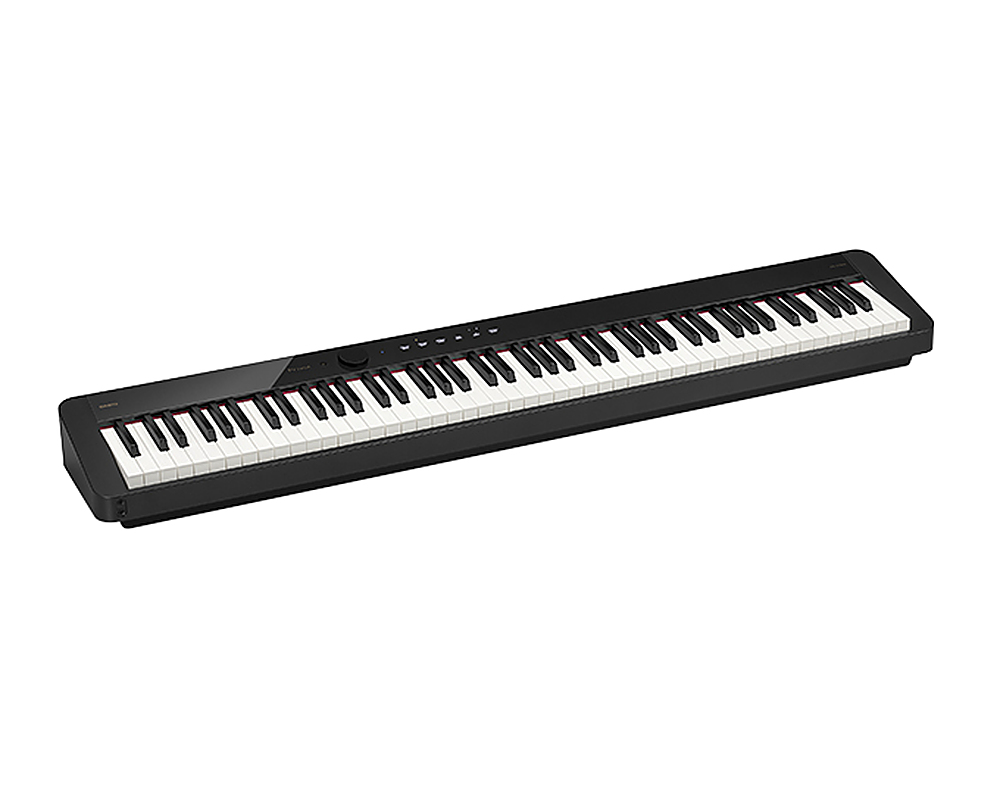 Left View: Yamaha PSREW310 Portable Keyboard with 76 Keys
