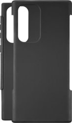 Insignia™ - Dual-Layer Protective Phone Case for Samsung Galaxy S22 Ultra - Black - Front_Zoom
