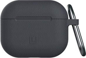 UAG - Apple AirPods 3rd Generation [U] Dot Case - Black - Front_Zoom