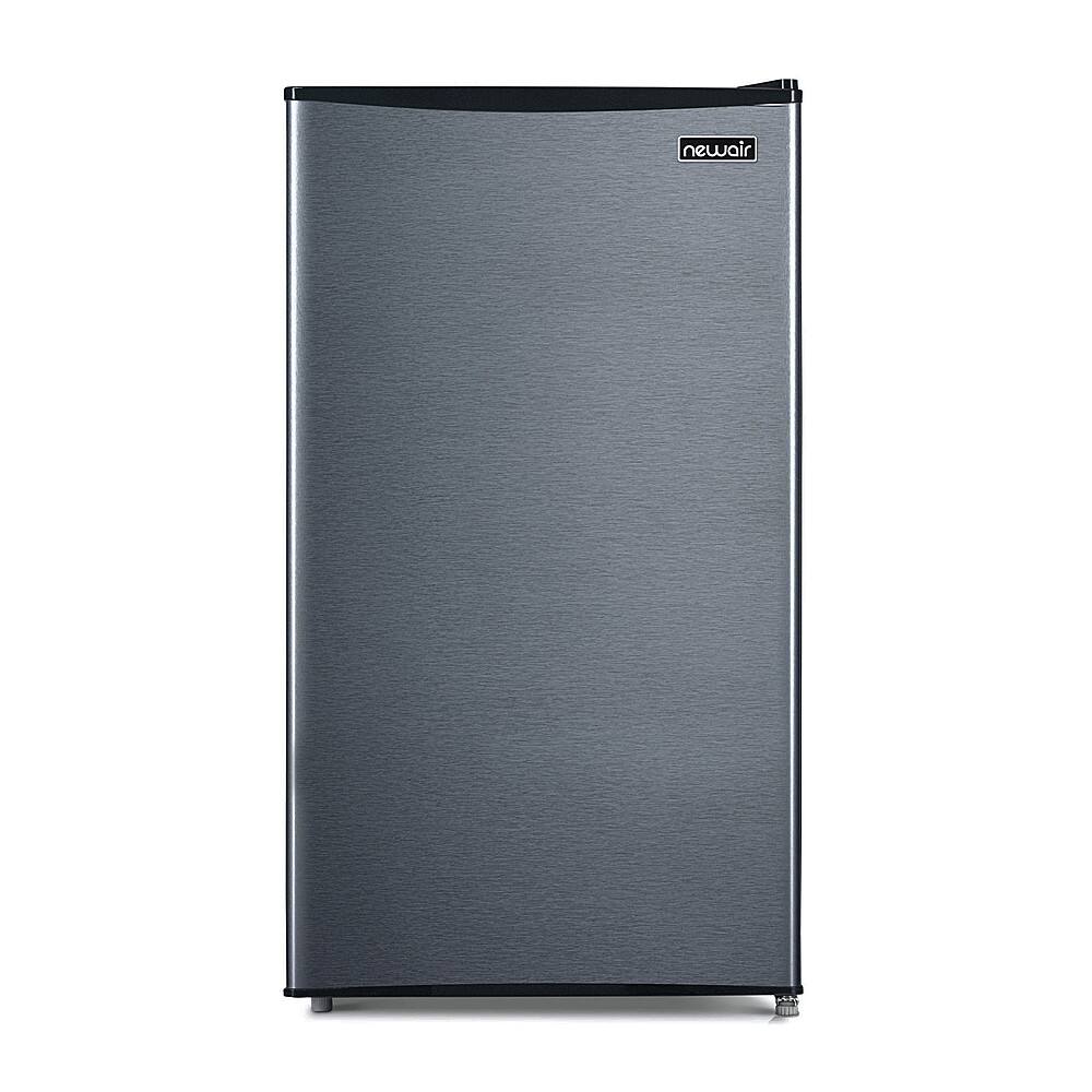 Alt View 27. NewAir - 3.3 Cu. Ft. Compact Mini Refrigerator with Freezer, Can Dispenser, Crisper Drawer and Energy Star Certified - Gray.