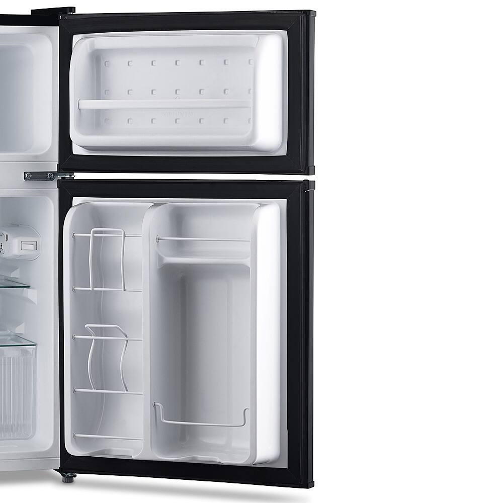 Alt View 23. NewAir - 3.1 Cu. Ft. Compact Mini Refrigerator with Freezer, Can Dispenser and Energy Star - Gray.