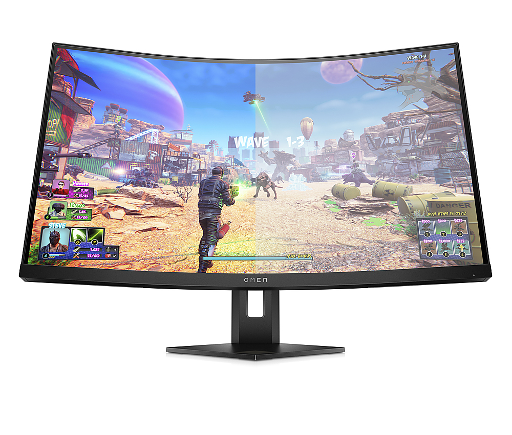 HP OMEN 27 IPS LED QHD 240Hz FreeSync and G-SYNC Compatible Gaming Monitor  with HDR (DisplayPort, HDMI, USB) Black Omen 27qs - Best Buy