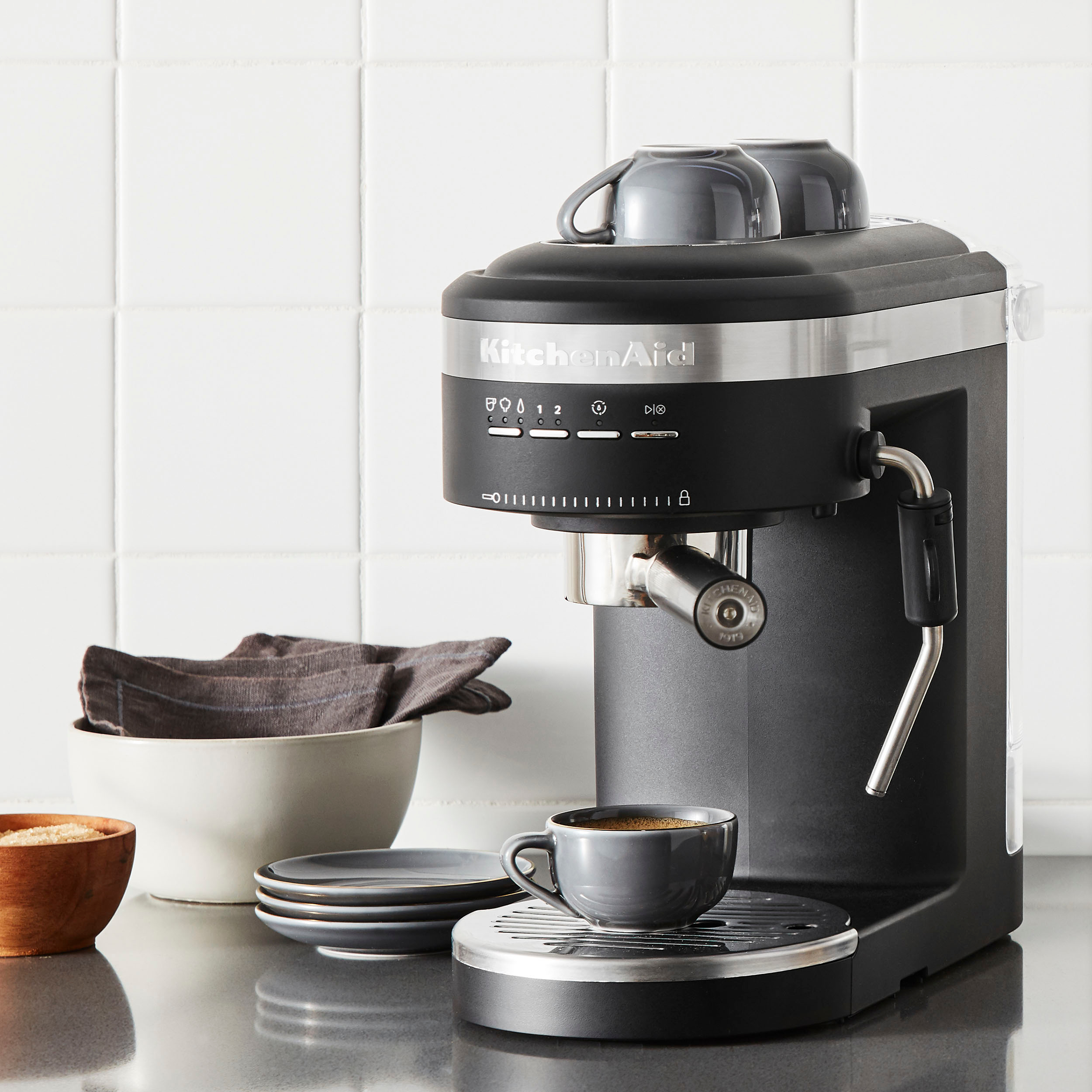 KitchenAid Semi-Automatic Espresso Machine & Automatic Milk