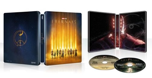 Eternals [SteelBook] [Includes Digital Copy] [4K Ultra HD Blu-ray/Blu-ray] [Only @ Best Buy] [2021]