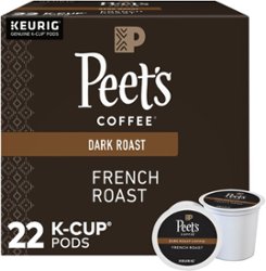Peet's Coffee - French Roast Coffee Pods, 22 Count - Front_Zoom