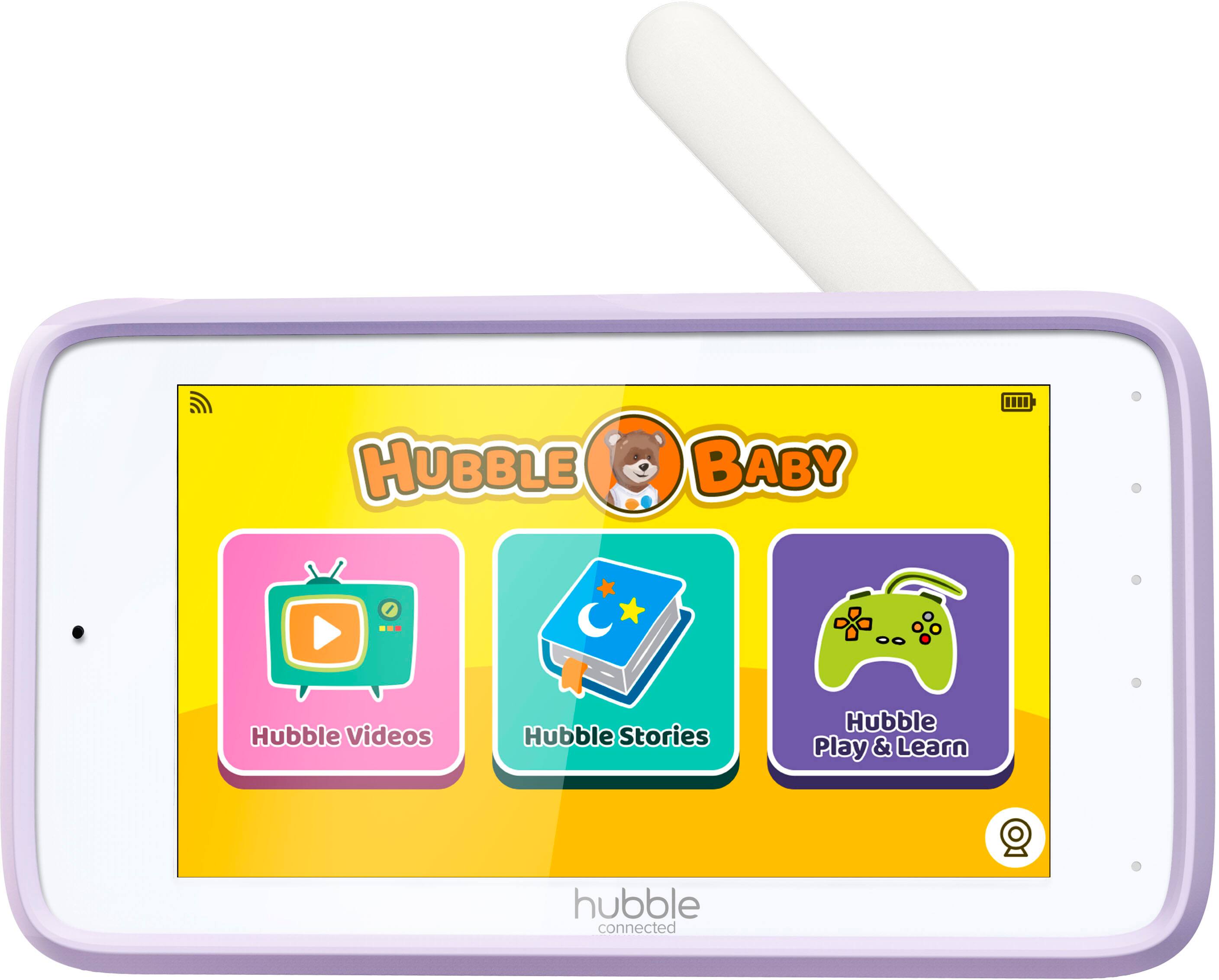 Alt View 13. Hubble Connected - Nursery Pal Deluxe 5" Smart HD Wi-Fi Video Baby Monitor - White.