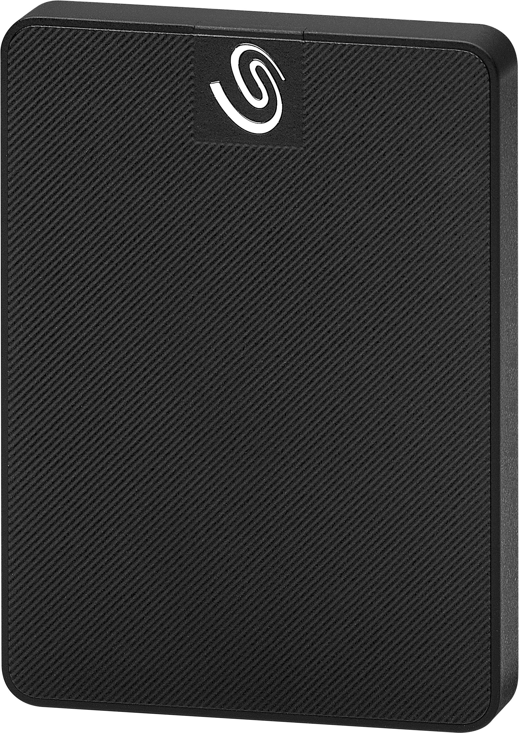 Angle View: Seagate - Expansion 500GB External USB-C and USB 3.0 Portable SSD with Rescue Data Recovery Services