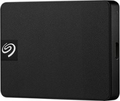 Seagate - Expansion 2TB External USB-C and USB 3.0 Portable Solid State Drive with Rescue Data Recovery Services - Front_Zoom