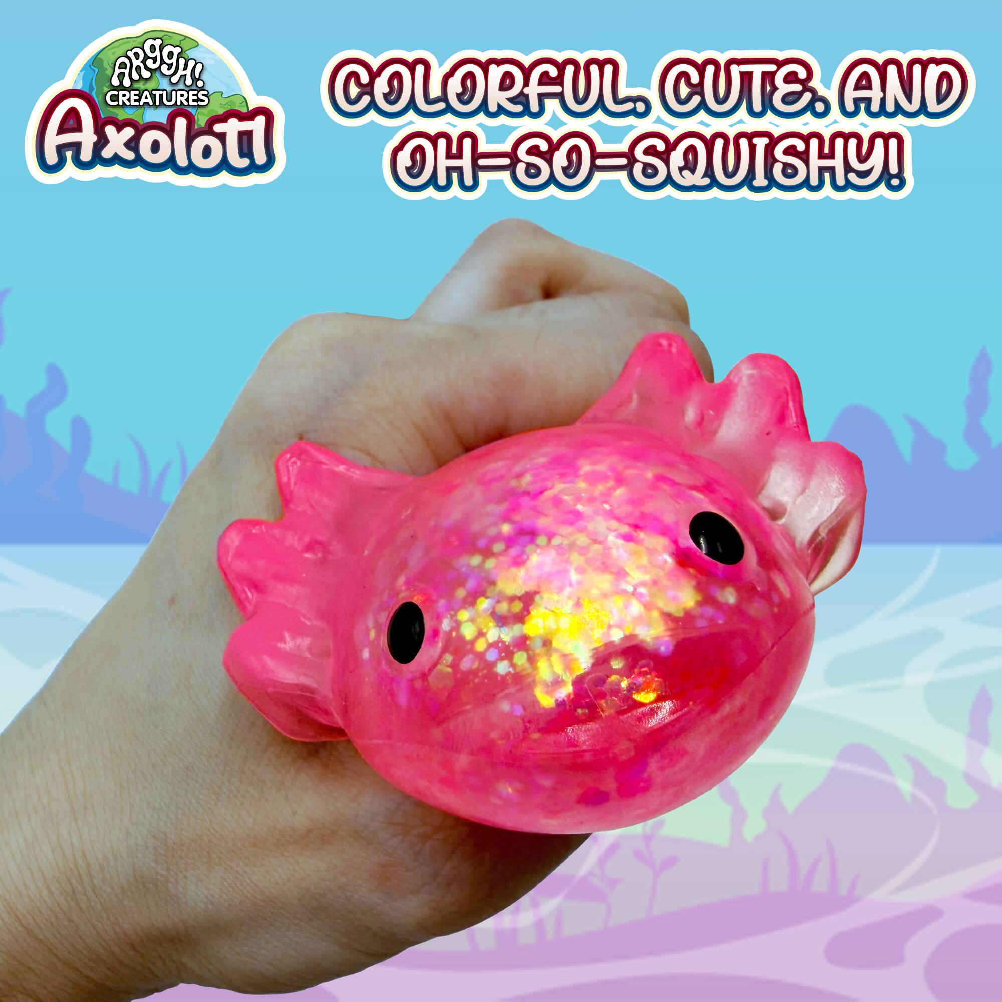 ARIOH! COLORFUL, CUTE, AND CREATURES Axoloti OH-SO-SQUISHY!