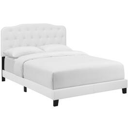 Modway - Amelia Faux Leather Full Bed - White