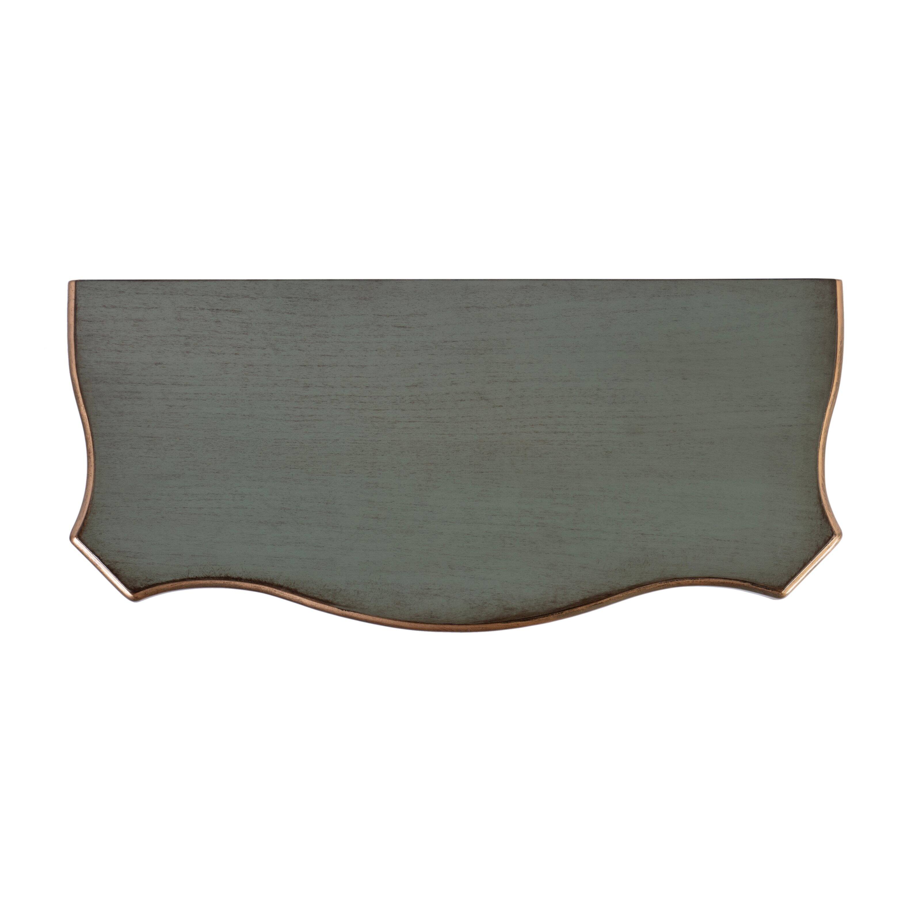 Alt View 4. Butler Specialty - Cheshire 22 in. W Rectangular Wood Ballerina Console Table with Open Shelf - Pastel Green.