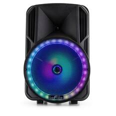 Front. beFree Sound - 12 Inch Bluetooth Portable PA Party Speaker - Black.