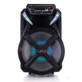 beFree Sound - 12 Inch Bluetooth Portable Party Speaker - Black